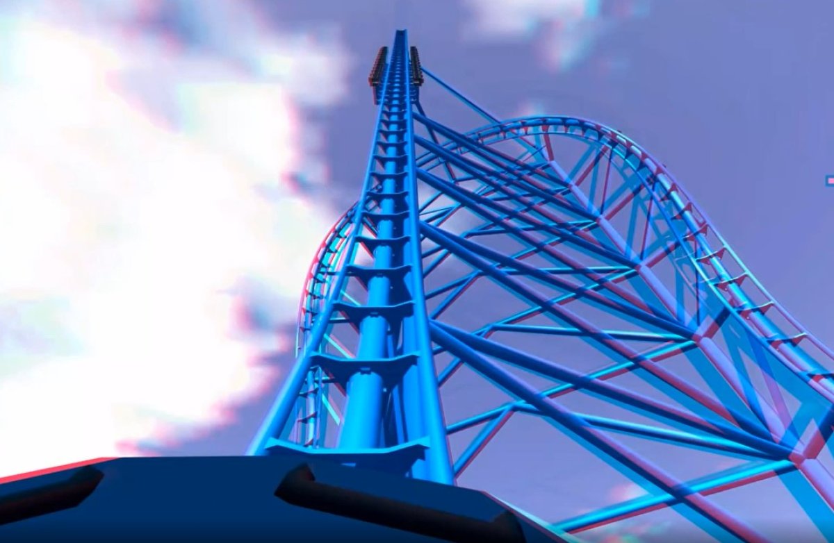 סרטונים ב-3D - רכבת מהירה בתלת מימד