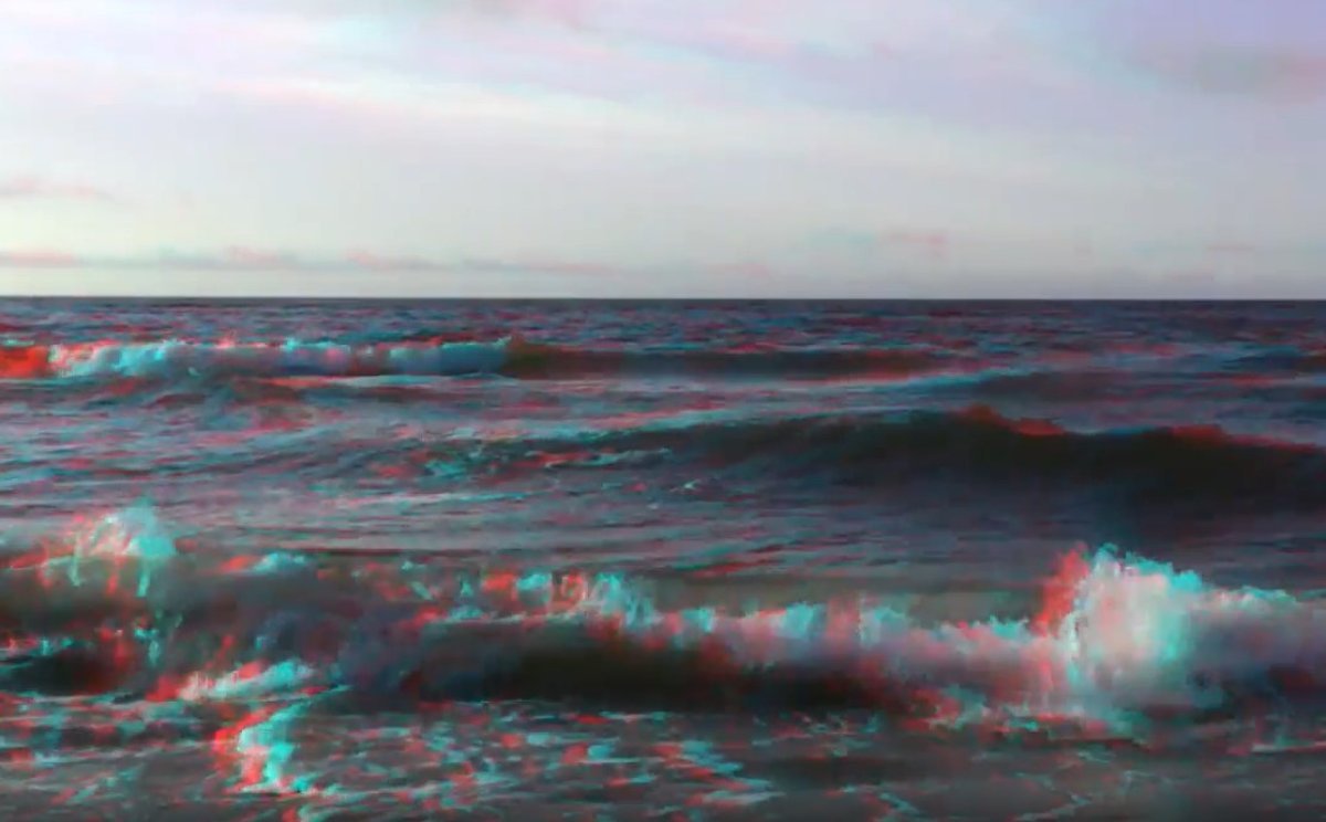 סרטונים ב-3D - צפייה מרגיעה בגלי הים