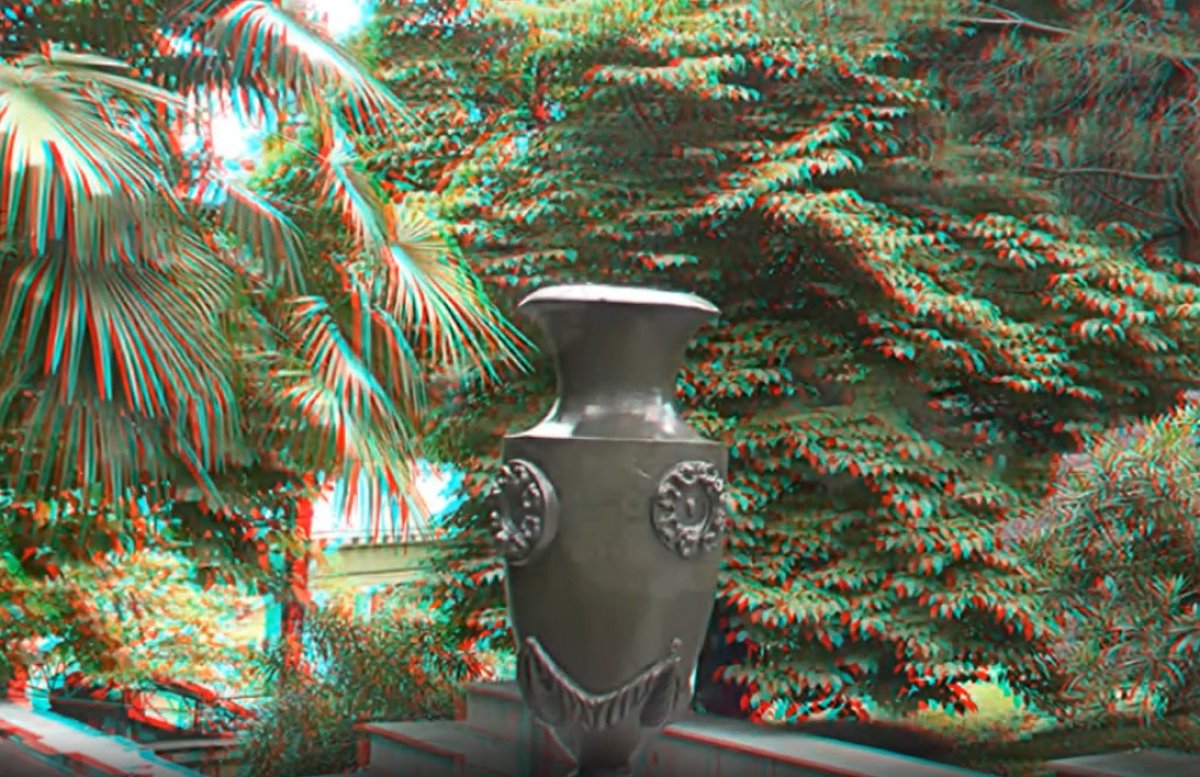 סרטונים ב-3D - ביקור בגן יפהפה