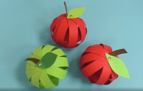 מה תעשו עם תפוחי הנייר המיוחדים האלו אחרי שתכינו אותם?