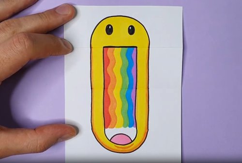 חוזים לבית הספר: איך מכינים כרטיס אימוג'י חמוד וצבעוני שנפתח ונסגר?