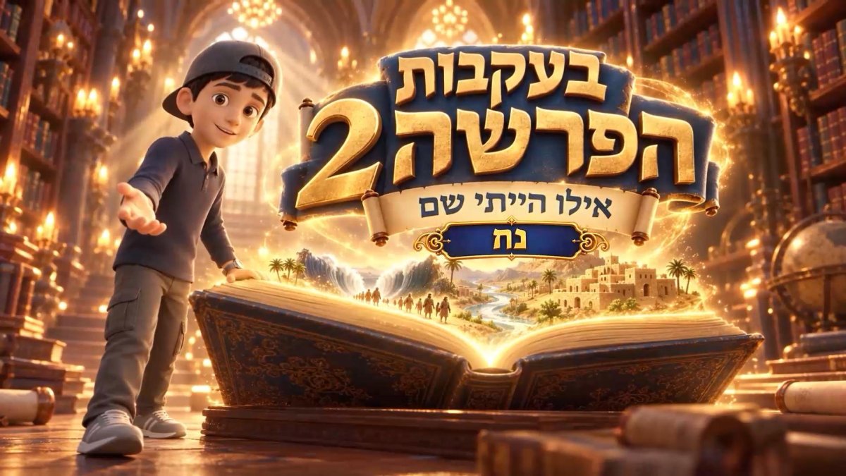 בעקבות הפרשה 2 | פרשת נח באנימציית AI מקסימה
