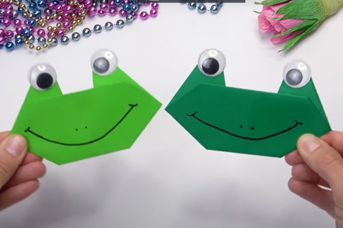 אוריגמי צפרדע | פשוט, מהיר ויפה. בהצלחה