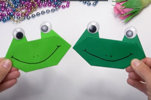 אוריגמי צפרדע | פשוט, מהיר ויפה. בהצלחה