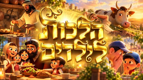 הלכות לילדים ב-AI | בואו ללמוד הלכות באנימציה כיפית