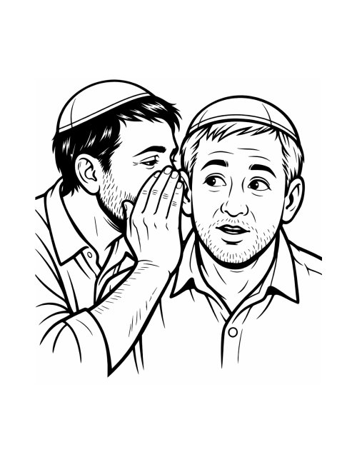 דפי צביעה, פרשות תזריע-מצורע | איסור לשון הרע