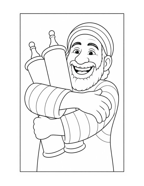 דפי צביעה, פרשת ניצבים | ובחרת בחיים