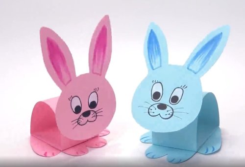 כיצד יוצרים ארנבים מתוקים מנייר?