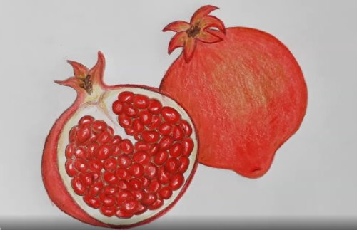 את הרימון הזה תציירו ממש כמו ציירים מקצוענים. צפו
