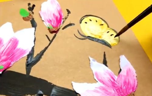 מי חשב שציור בצבעי אקריליק יכול להיות כל כך קל ופשוט?