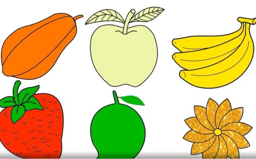 ציור למתחילים: איך לצייר פירות יפים בקלי קלות