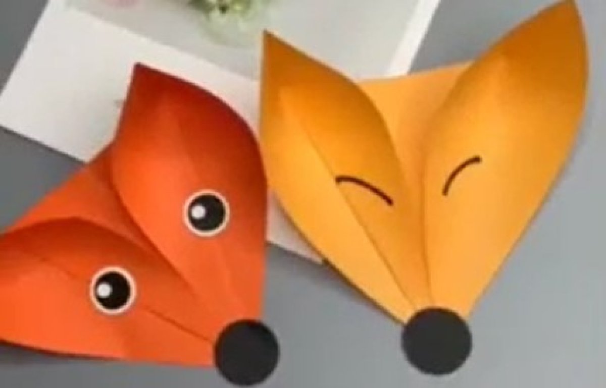 יצירה קלילה מנייר: שועל כתום וחמוד