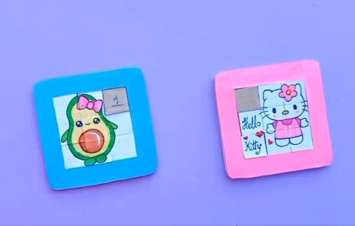 איך מכינים פאזל זז אמיתי כמו שקונים בחנות?