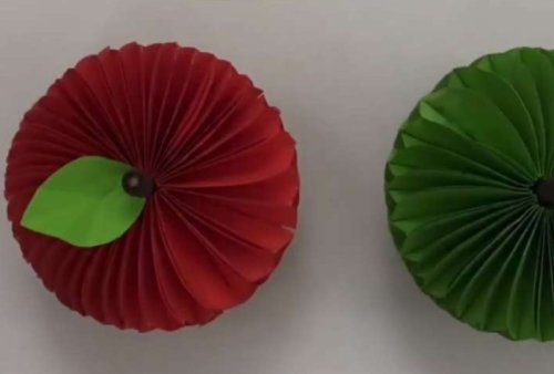 תפוחי נייר | לקישוט השולחן