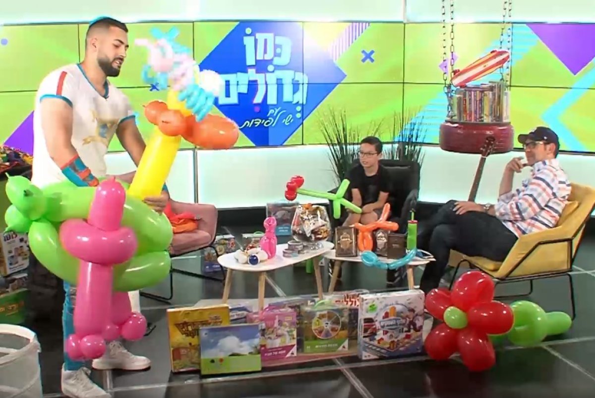 כמו גדולים, עונה 2 | אורחים מעניינים והרבה הפתעות. עם ישי לפידות ויונתן זיו - כך יוצרים חיות מבלונים