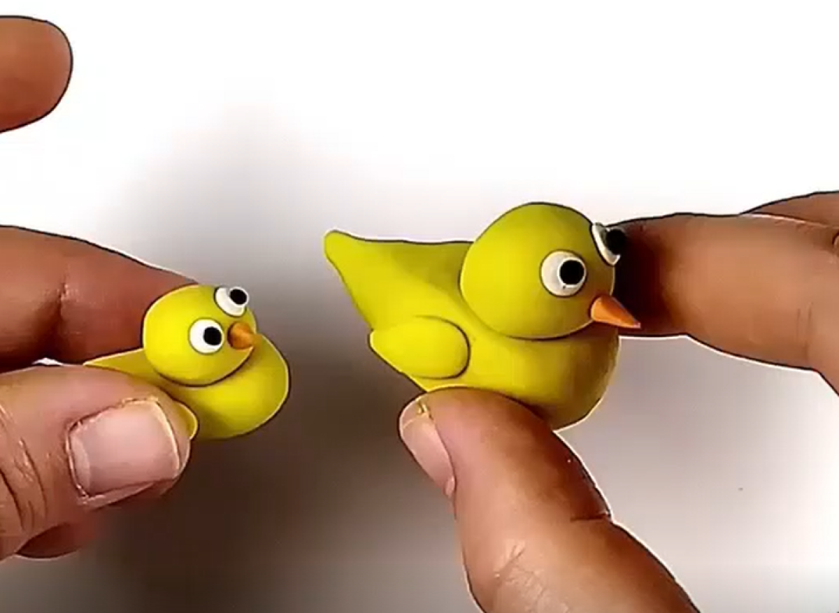 חוג יצירה בפלסטלינה | ברווזים מפלסטלינה